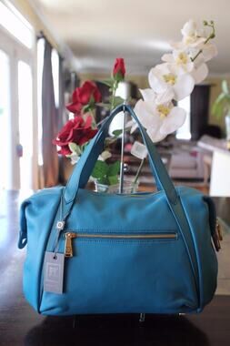JPK Paris 75 Handbags - large CONVERTIBLE purse light blue NWT (2000